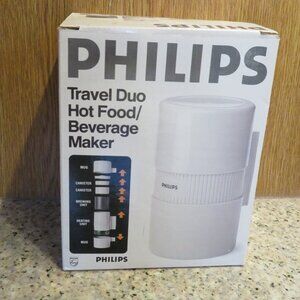 Philips Travel Duo Hot Food/Beverage Maker Model TC2200 (K754)